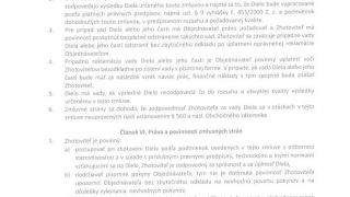 Zmluva o dielo 