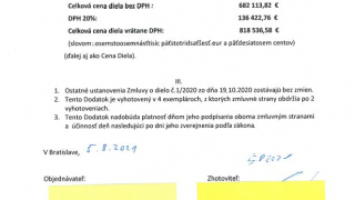 Dodatok č. 2 k Zmluve o dielo 
