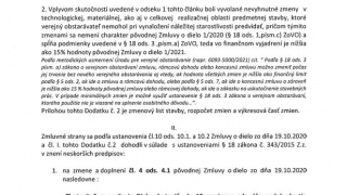 Dodatok č. 2 k Zmluve o dielo 
